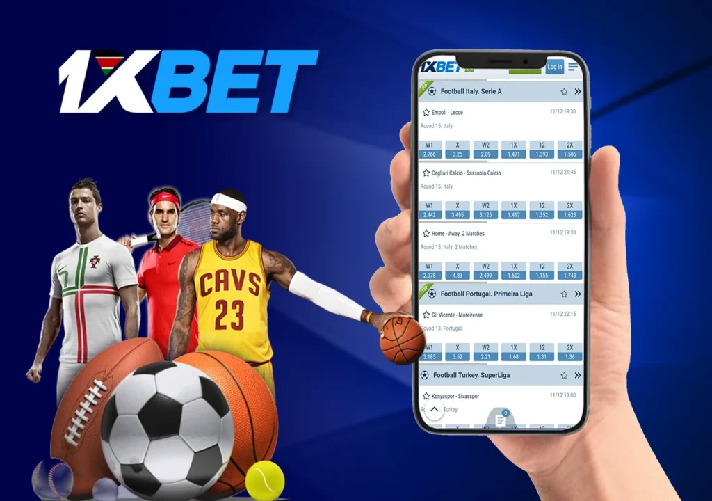 Sports betting market at 1Xbet