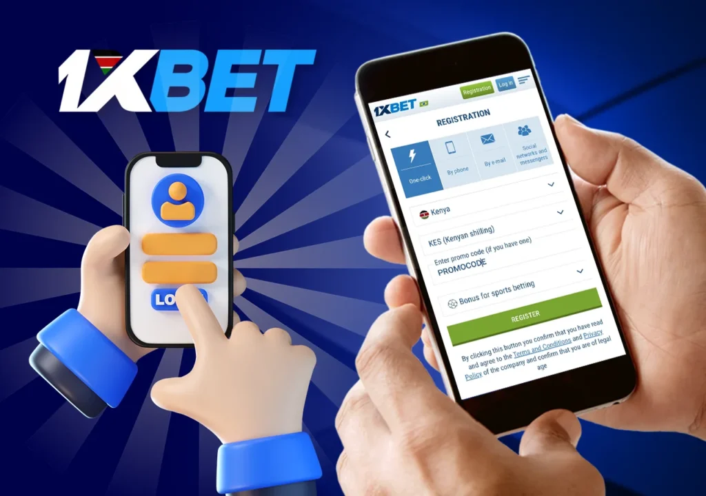 Registration of a new 1XBet account