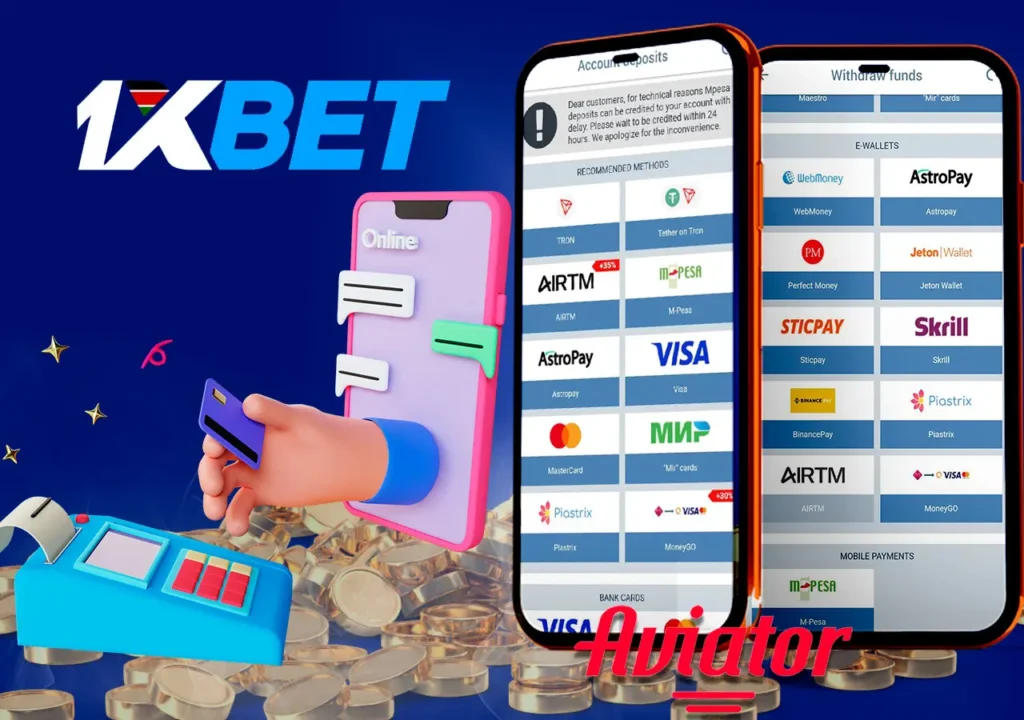 Safe ways to withdraw and deposit to 1xBet account